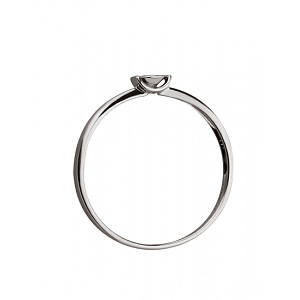 Золота каблучка з діамантом (01-200858090) фотографія