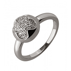 Золотое кольцо с бриллиантами (2к-267) фотография