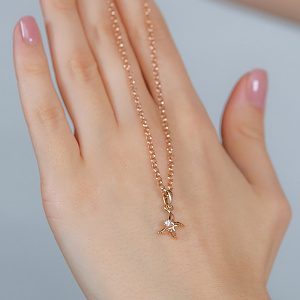 Золотой кулон  (1п-028) фотография