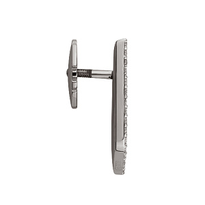 Золота брошка з цирконіями (2знч-001) фотографія