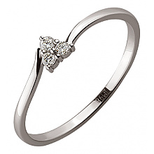 Золотое кольцо с бриллиантами (01-19243891)