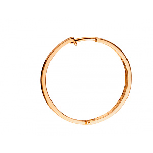 Золотые серьги с цирконием куб. (01-200358791) фотография