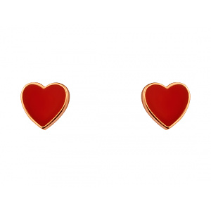 Золотые серьги с емаль (01-200547191) фотография