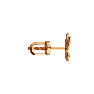 Золоті сережки з цирконієм куб. (01-200566891) фотографія