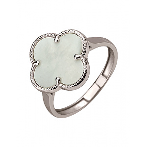 Золотое кольцо с перламутром (01-200783591) фотография