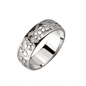 Золота обручка з діамантами (2б_к-252) фотографія