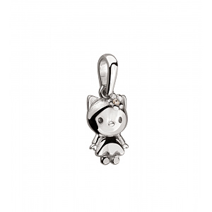 Золотий кулон з цирконієм куб. (2б_п-228) фотографія