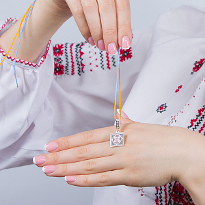 Золотий кулон  «Удача» (2б_п-246) фотографія