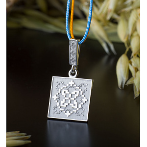 Золотий кулон  «Удача» (2б_п-246) фотографія