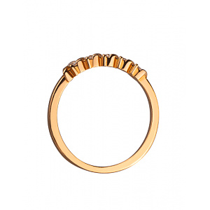 Золотое кольцо с бриллиантами (1б_к-204) фотография