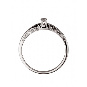 Золотое кольцо с бриллиантами (01-200392692) картинка Золотое кольцо с бриллиантами (01-200392692) фотография