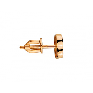 Золотые серьги с перламутром (01-200487592) фотография