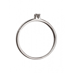 Золота каблучка з діамантом (01-200492292) фотографія