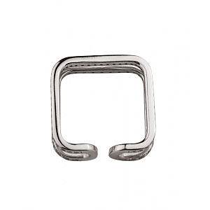 Золота каблучка з діамантами (01-200575992) фотографія