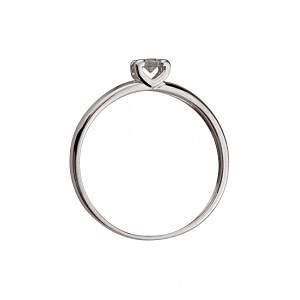 Золота каблучка з діамантом (01-200769692) фотографія