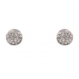 Золотые серьги с бриллиантами (01-200858092) фотография