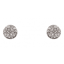 Золотые серьги с бриллиантами (01-200858092)