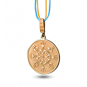 Золотий кулон «Багатство» (1б_п-237) фотографія