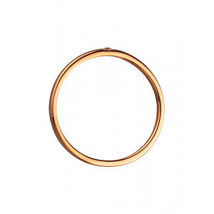 Золота каблучка з діамантом (01-200295193) фотографія