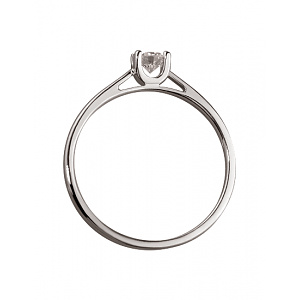 Золотое кольцо с бриллиантом (01-200468493) фотография