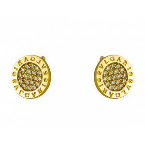 Золотые серьги с фианитом (цирконием куб.) (01-200805893) фотография