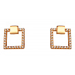 Золоті сережки з фіанітом (цирконієм куб.) 01-200807593 фотографія 1