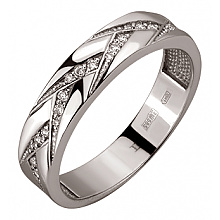 Золота каблучка з діамантами (01-200858093)