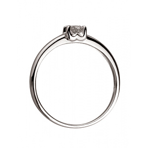 Золотое кольцо с бриллиантом (01-200395294) фотография