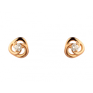 Золотые серьги с бриллиантами (01-200547194) фотография