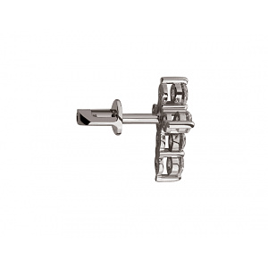 Золоті сережки з цирконієм куб. (01-200559594) фотографія