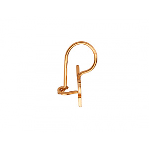 Золотые серьги с емаль (01-200807494) фотография