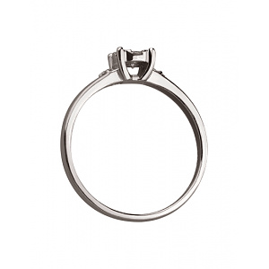 Золотое кольцо с бриллиантами (01-200838294) фотография