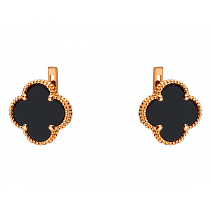 Золоті сережки з фіанітом (цирконієм куб.) (01-200851694) фотографія