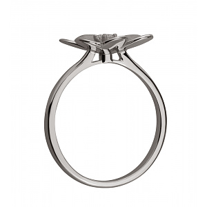 Золота каблучка з діамантом (2б_к-206) фотографія