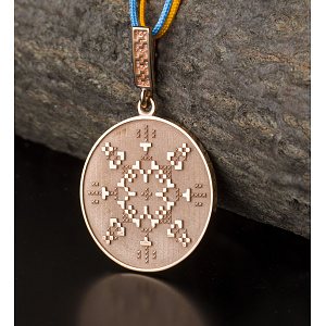 Золотий кулон «Багатство» (1б_п-237) фотографія