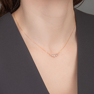 Золоте кольє  (1н119/01б) фотографія