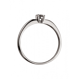 Золотое кольцо с бриллиантом (01-200336395) фотография