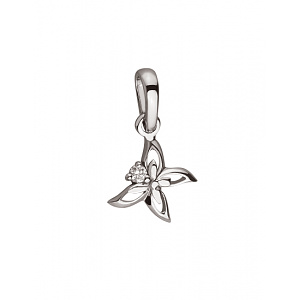 Золотой кулон с бриллиантом (01-200418395) фотография