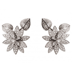 Золотые серьги с бриллиантами (01-200569595) фотография