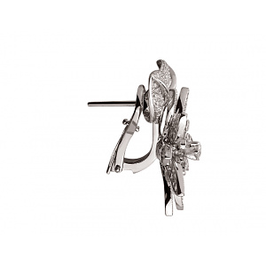 Золотые серьги с бриллиантами (01-200569595) фотография