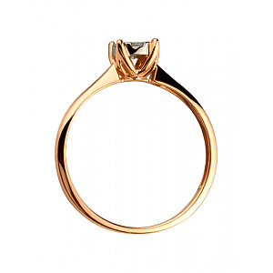 Золота каблучка з діамантами (01-200633395) фотографія