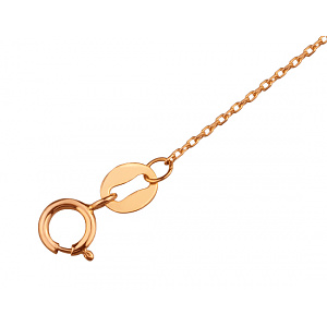 Золоте кольє з фіанітом (цирконієм куб.) (01-200769695) фотографія