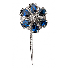 Золотая булавка с бриллиантами (01-200807495)