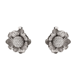 Золотые серьги с бриллиантами (2б_с-197) фотография