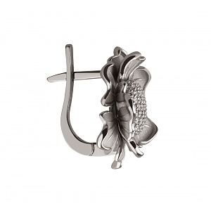 Золотые серьги с бриллиантами (2б_с-197) фотография