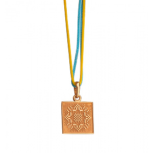 Золотий кулон «Здоров'я» (1б_п-261) фотографія