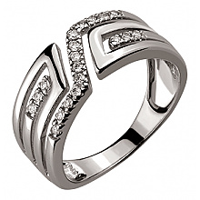 Золотое кольцо с бриллиантами (01-18891896)