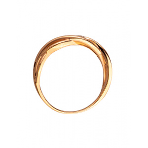 Золотое кольцо с бриллиантом (01-200276096) фотография