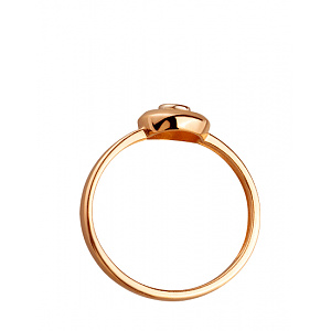 Золотое кольцо с бриллиантом (01-200395296) фотография