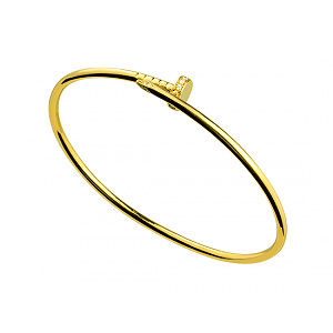 Золотий  браслет з діамантами (01-200569596) фотографія